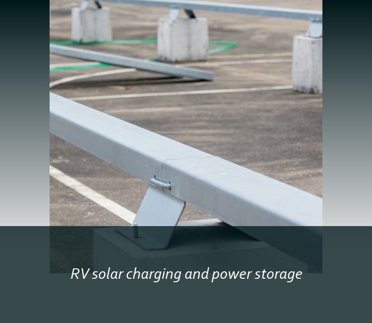 RV solar charging and power storage