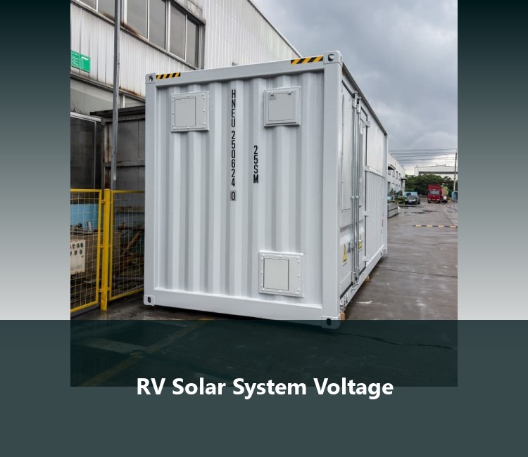 RV Solar System Voltage