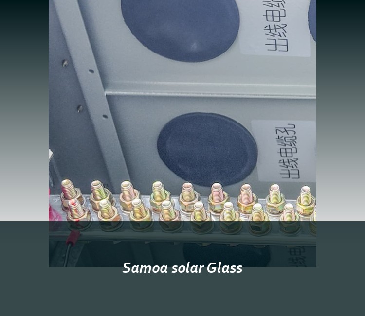 Samoa solar Glass