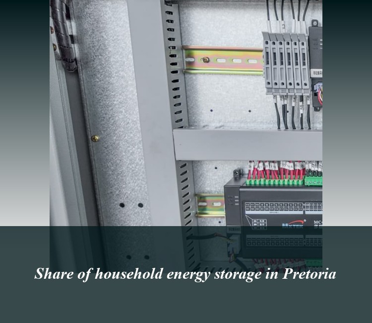 Share of household energy storage in Pretoria