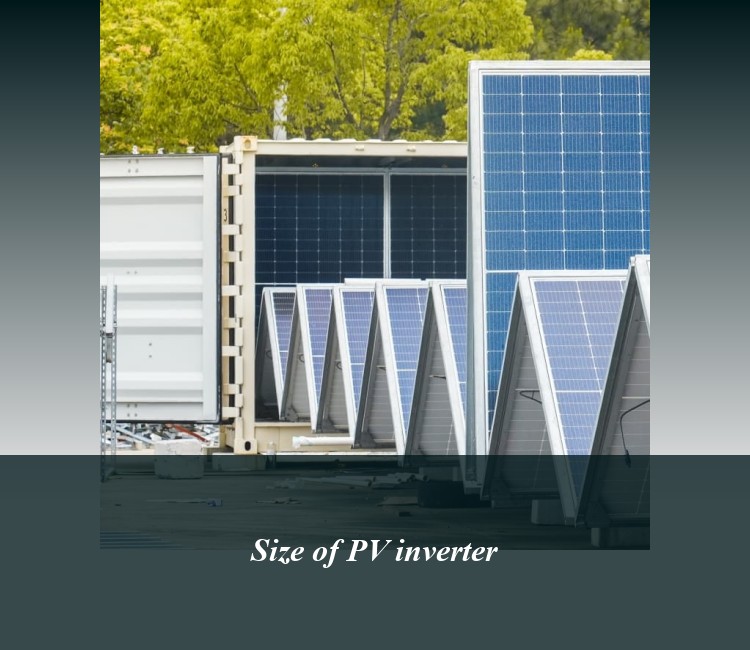 Size of PV inverter