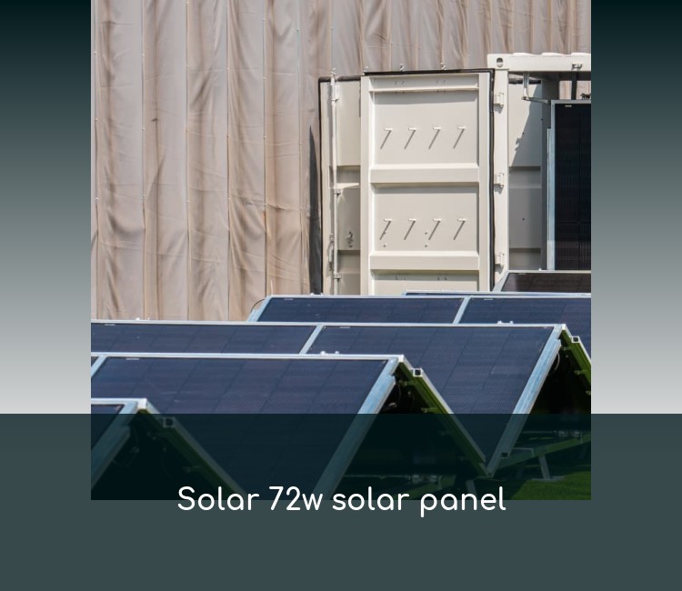 Solar 72w solar panel