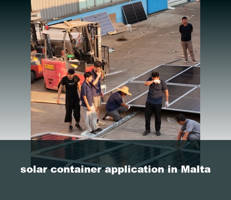 solar container application in Malta