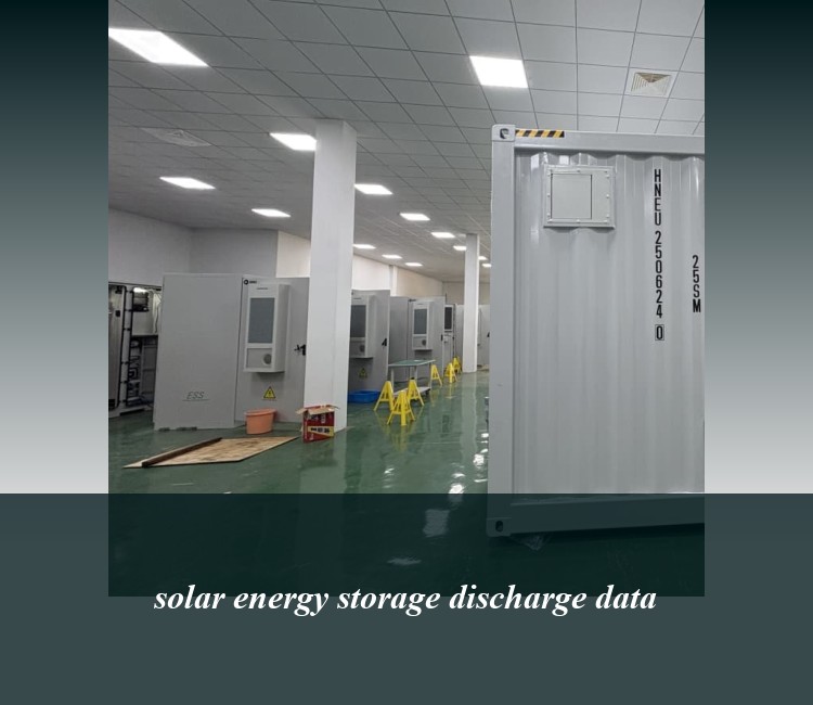 solar energy storage discharge data