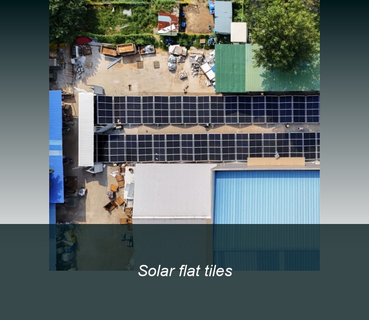 Solar flat tiles