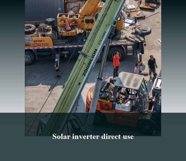 Solar inverter direct use