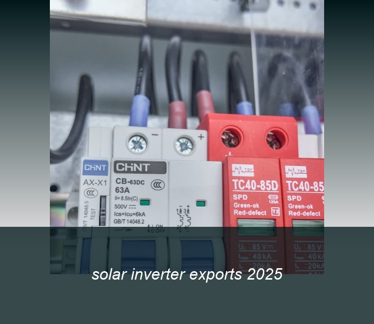 solar inverter exports 2025