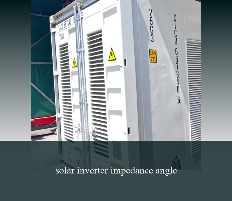 solar inverter impedance angle