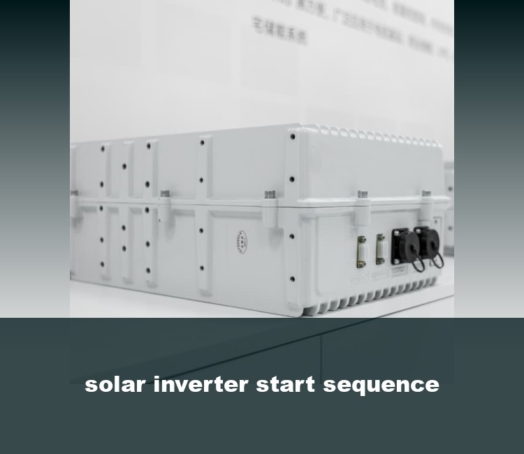 solar inverter start sequence