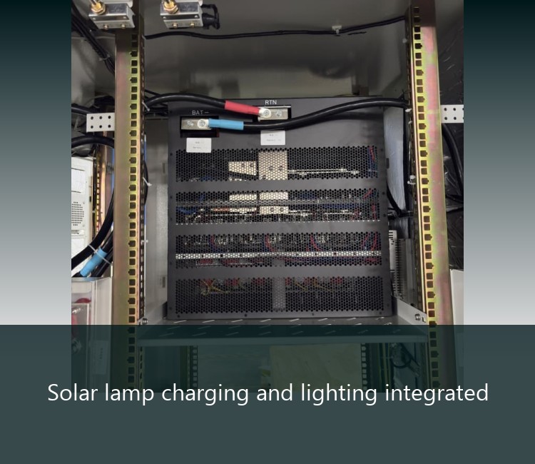 Solar lamp charging and lighting integrated
