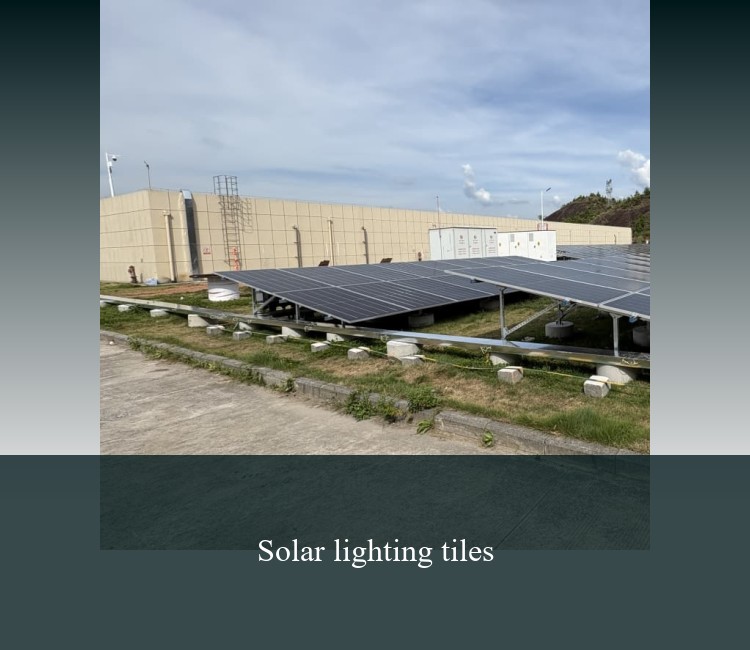 Solar lighting tiles