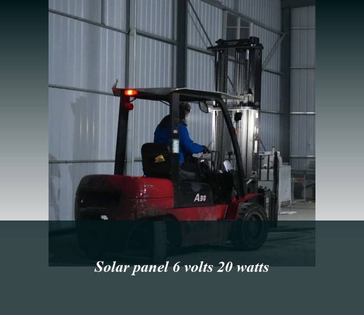 Solar panel 6 volts 20 watts