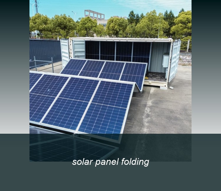 solar panel folding