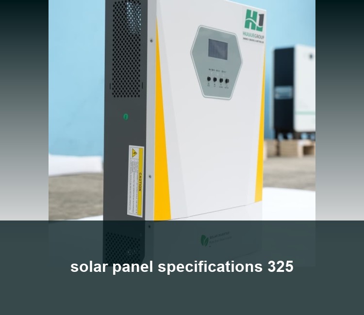 solar panel specifications 325