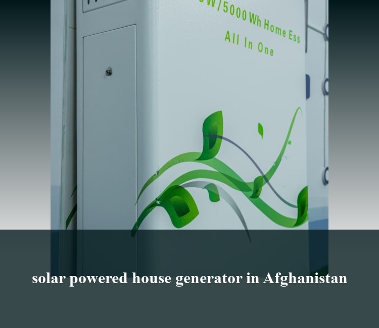 solar powered house generator in Afghanistan