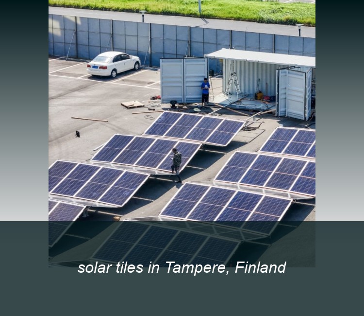 solar tiles in Tampere, Finland