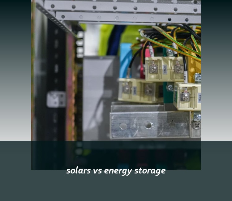 solars vs energy storage