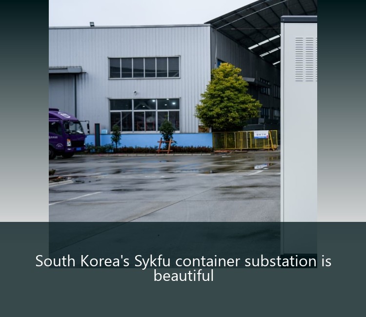 South Korea's Sykfu container substation is beautiful