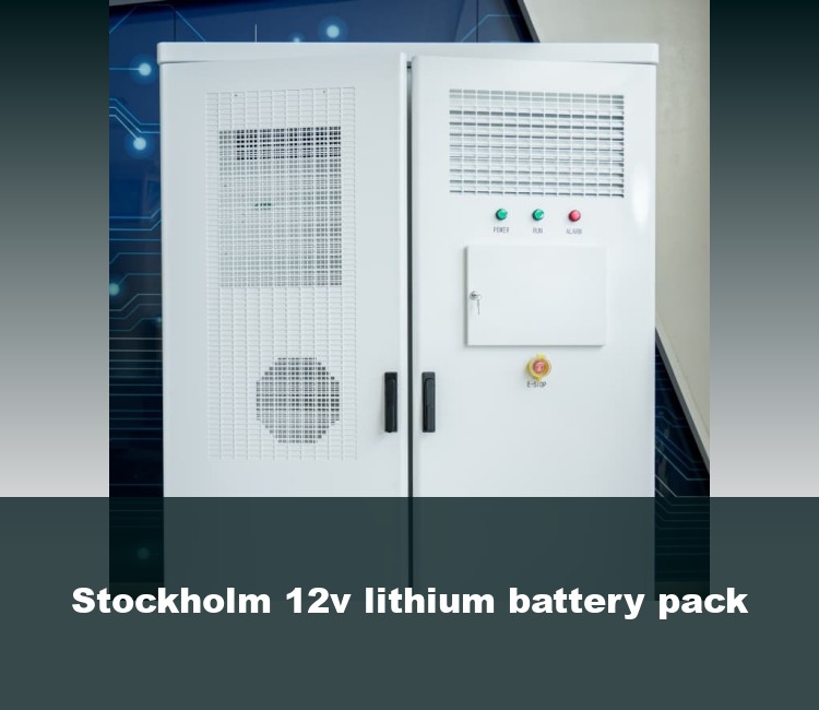 Stockholm 12v lithium battery pack