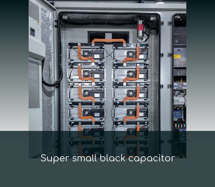 Super small black capacitor