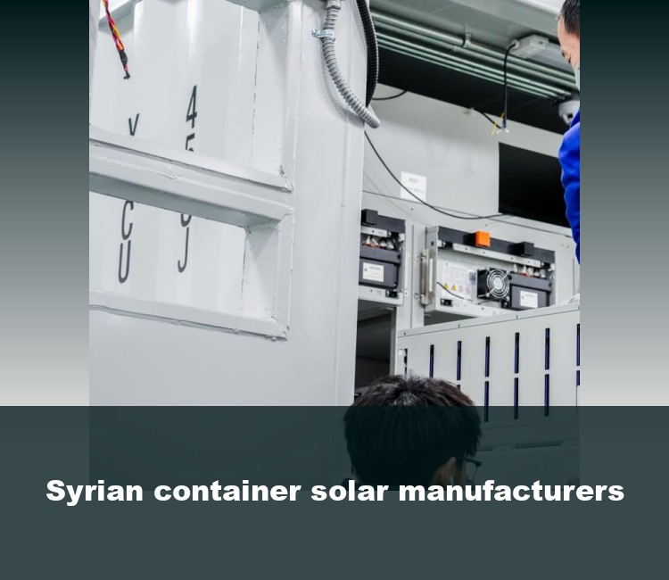 Syrian container solar manufacturers