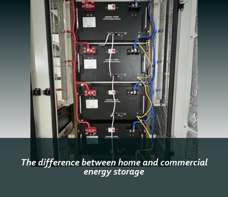 The difference between home and commercial energy storage