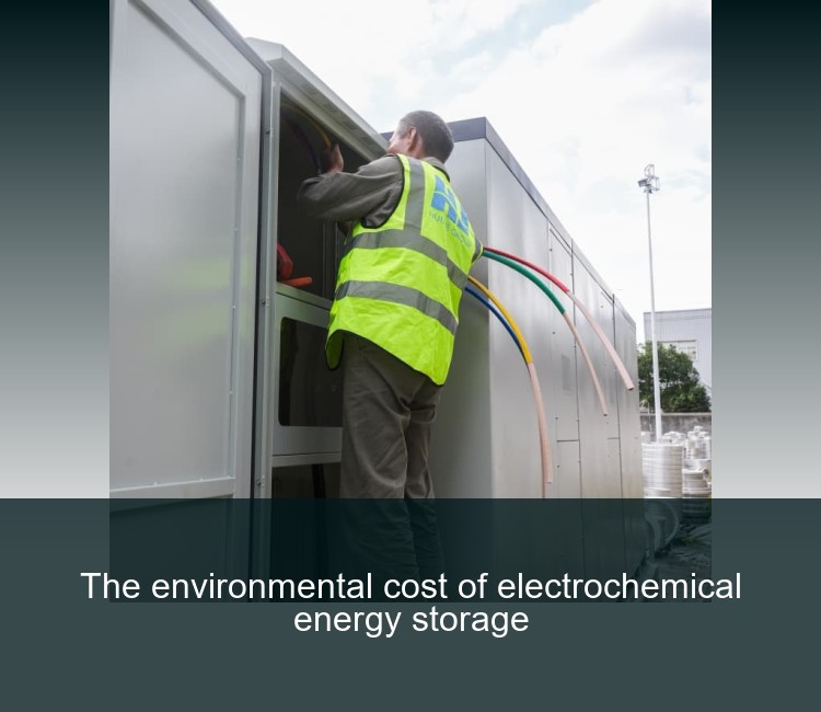 The environmental cost of electrochemical energy storage