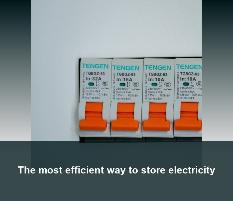 The most efficient way to store electricity