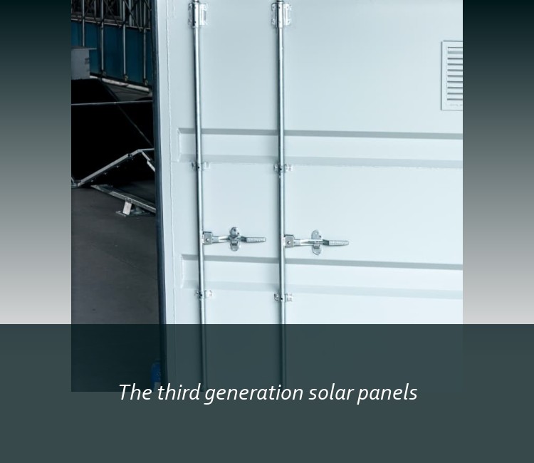 The third generation solar panels