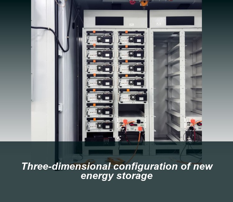 Three-dimensional configuration of new energy storage