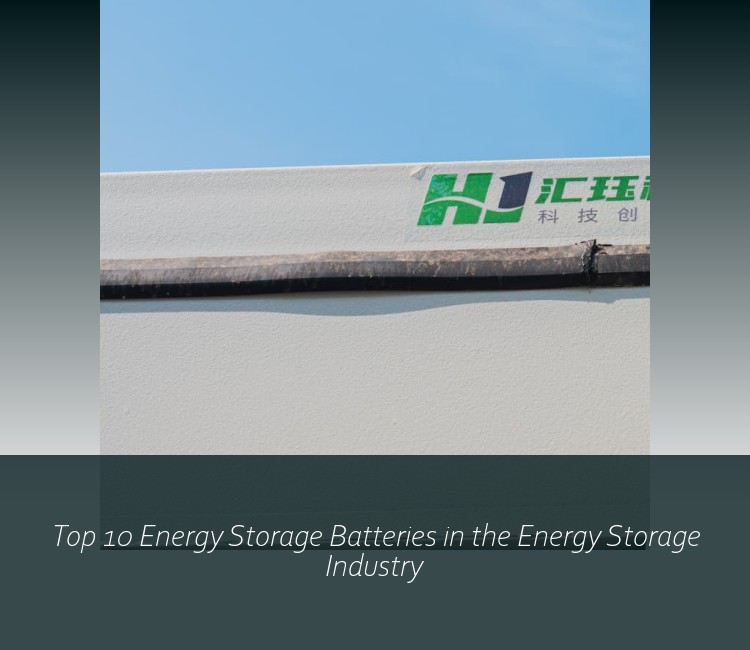 Top 10 Energy Storage Batteries in the Energy Storage Industry