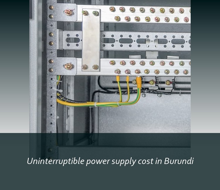 Uninterruptible power supply cost in Burundi