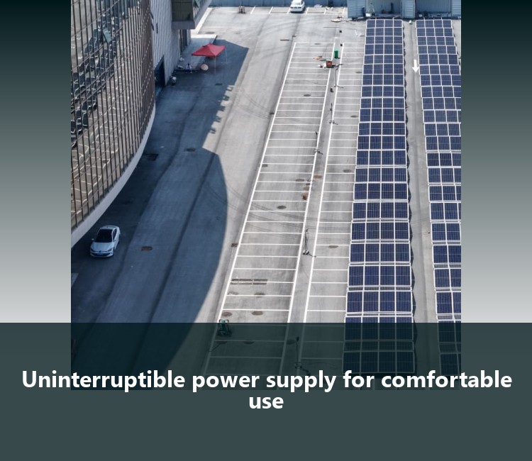 Uninterruptible power supply for comfortable use