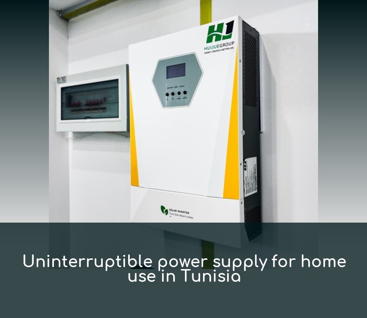 Uninterruptible power supply for home use in Tunisia