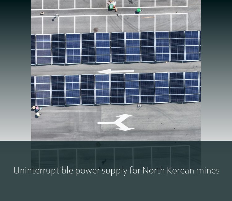 Uninterruptible power supply for North Korean mines