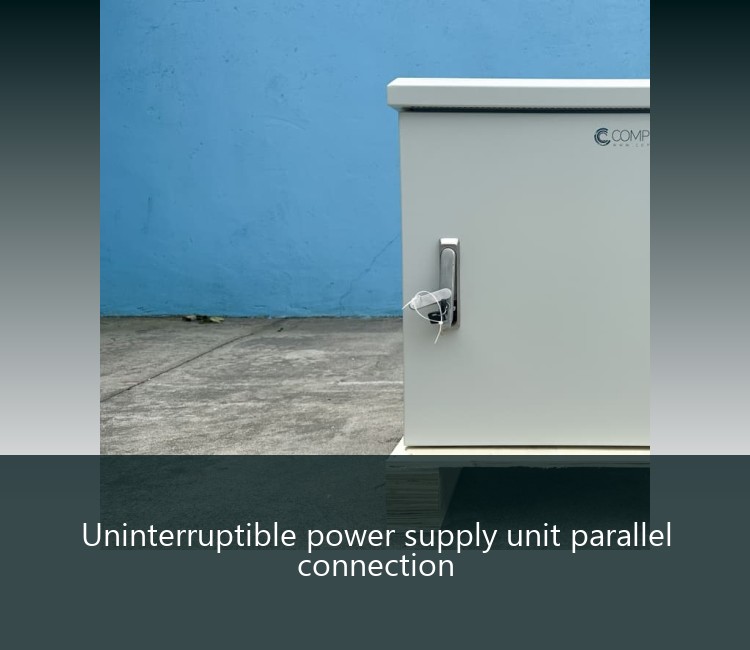 Uninterruptible power supply unit parallel connection