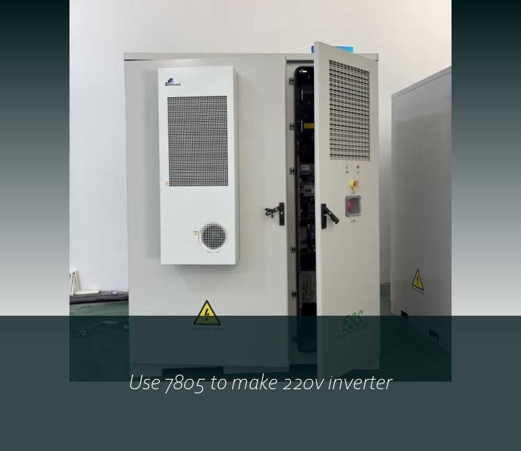 Use 7805 to make 220v inverter