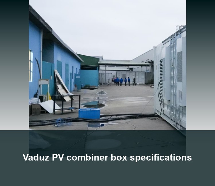 Vaduz PV combiner box specifications