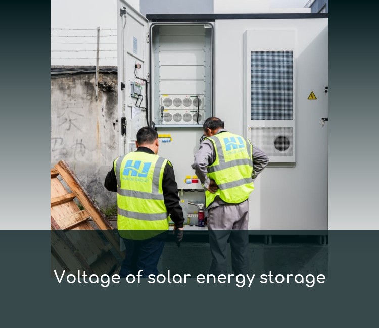 Voltage of solar energy storage