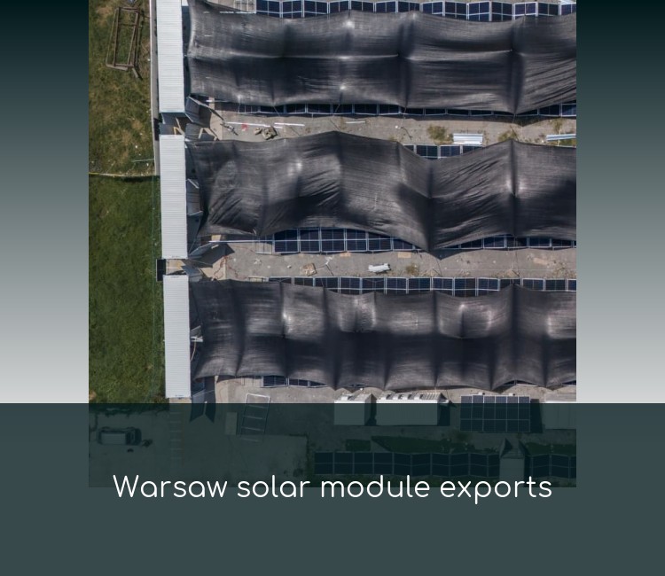 Warsaw solar module exports
