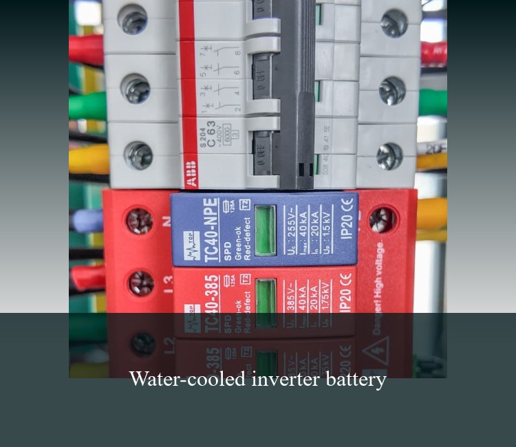 Water-cooled inverter battery