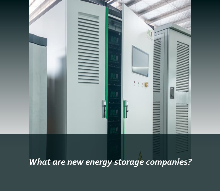 What are new energy storage companies?