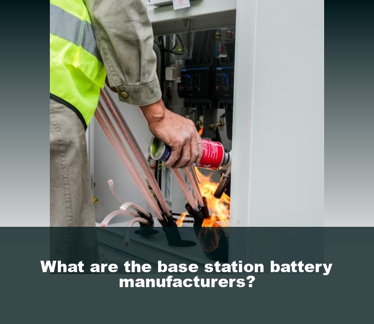 What are the base station battery manufacturers?