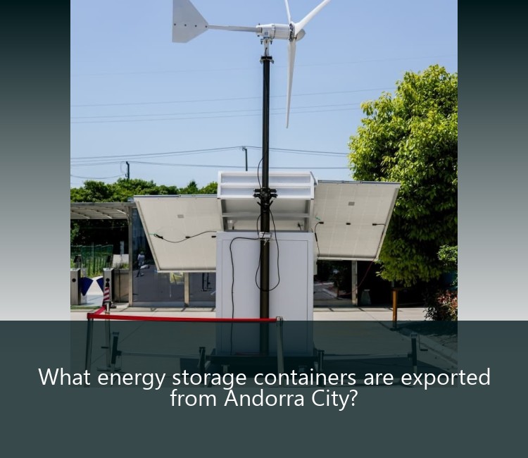 What energy storage containers are exported from Andorra City?