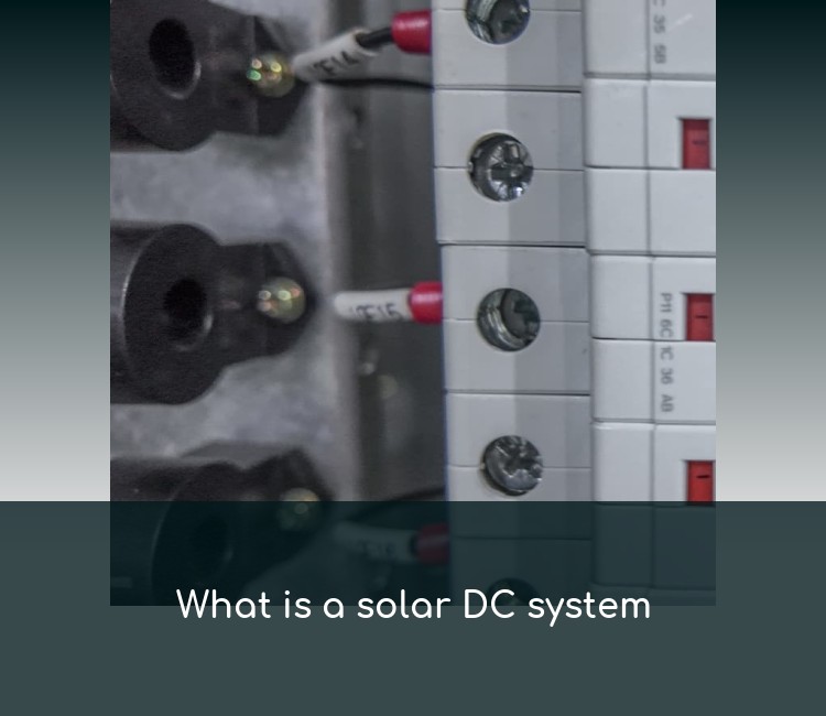 What is a solar DC system