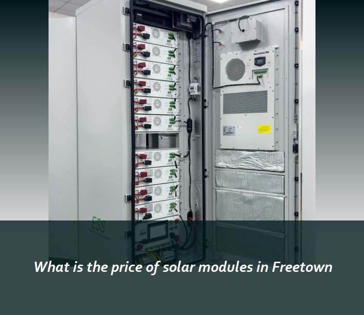 What is the price of solar modules in Freetown