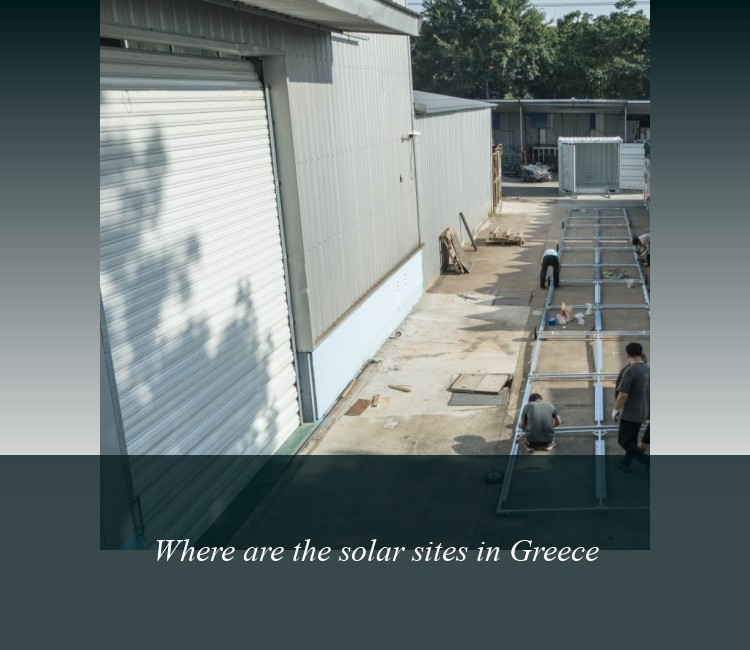 Where are the solar sites in Greece