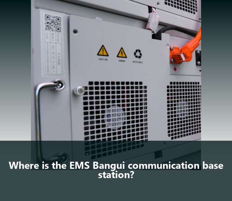 Where is the EMS Bangui communication base station?