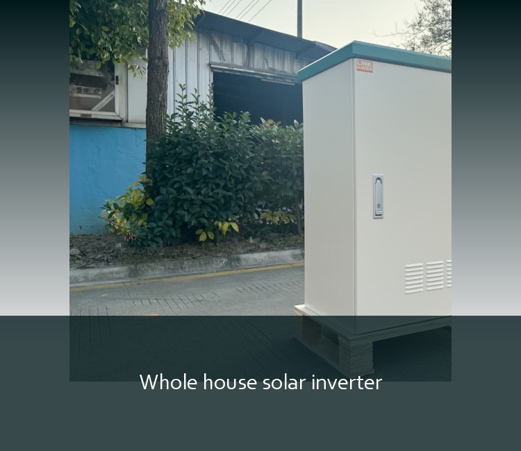 Whole house solar inverter